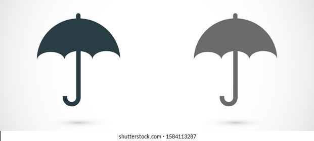 Umbrella vector icon in trendy flat style isolated on background. Umbrella vector icon page symbol for your web site design Umbrella vector icon logo, app, UI. Umbrella icon Vector illustration  