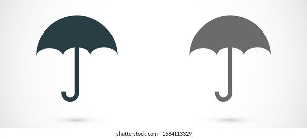 Umbrella vector icon in trendy flat style isolated on background. Umbrella vector icon page symbol for your web site design Umbrella vector icon logo, app, UI. Umbrella icon Vector illustration  