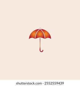 umbrella vector icon, umbrella icon in trendy flat style Vector design.