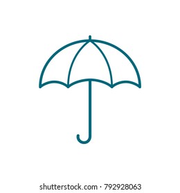 umbrella vector icon, umbrella icon in trendy flat style 