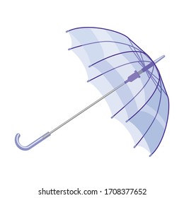 Icono de vector de paraguas.Icono de vector de caricatura aislado en paraguas de fondo blanco.