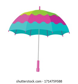 Umbrella vector icon.Cartoon vector icon isolated on white background umbrella.