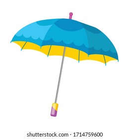 Umbrella vector icon.Cartoon vector icon isolated on white background umbrella.