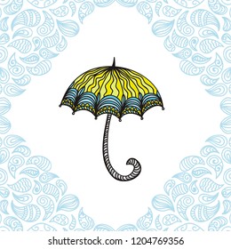 Umbrella. Vector illustration