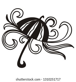 Umbrella. Vector illustration
