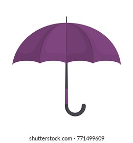 Blank Pink Umbrella Template On White Stock Vector (Royalty Free ...