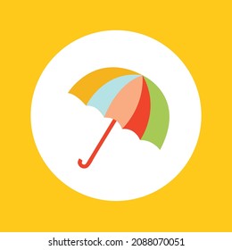 Umbrella vector illustration conceptual design, suitable for icon, umbrella illustration,