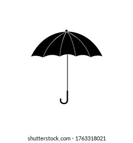 Umbrella vector illustration. Flat design. icon.