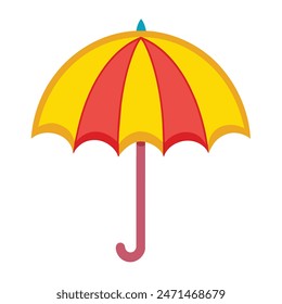 Icono de Ilustración vectorial de paraguas Vector de alta calidad 

