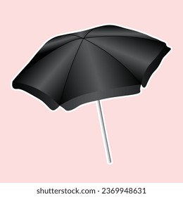 Umbrella-Vektorgrafik. Schirmsymbol. Schnell vor Regen geschützt, Vektorklammer-Kunst.