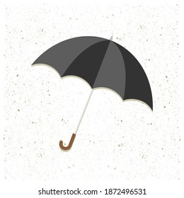 Umbrella vector illustration isolated on a white background for icons and objects. 