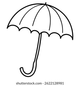 Umbrella Vector Illustration  Minimal and Modern Design
