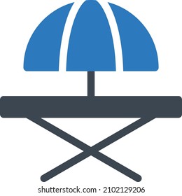 Umbrella Vector illustration on a transparent background.Premium quality symmbols.Glyphs vector icon for concept and graphic design. 