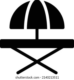Umbrella Vector illustration on a transparent background.Premium quality symmbols.Glyphs vector icon for concept and graphic design. 