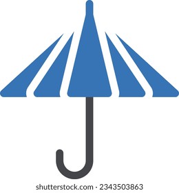umbrella Vector illustration on a transparent background.Premium quality symmbols.Glyphs vector icon for concept and graphic design.
