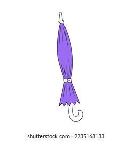Umbrella. Vector Illustration for printing, backgrounds, covers and packaging. Image can be used for greeting cards, posters, stickers and textile. Isolated on white background.