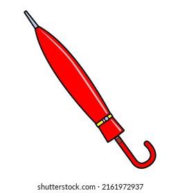 umbrella vector illustration,isolated on white background,top view