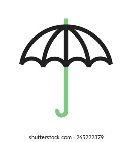 Umbrella vector image to be used in web applications, mobile applications, and print media.