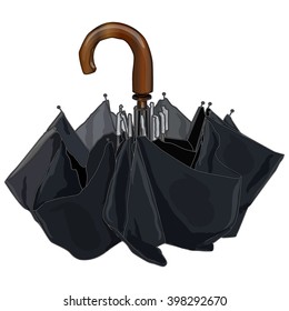 umbrella vector isolated on white background
