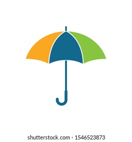 umbrella vector logo icon of insurance property design template