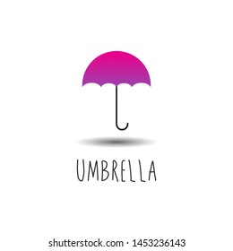Umbrella Vector, Pink, Violet, Purple, Design Template