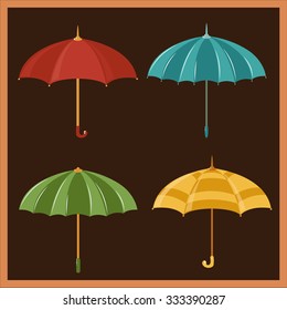 Umbrella Vector Set