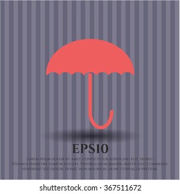 Umbrella vector symbol