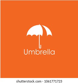 Umbrella Vector Template Design Illustration
