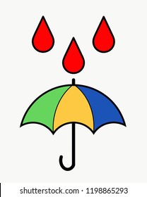 Umbrella Weather  Icon