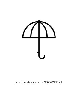 Umbrella, Weather, Protection Line Icon Design Concept For Web And UI, Simple Icon For Your Project.