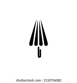 Umbrella, Weather, Protection Solid Icon Design Concept For Web And UI, Simple Icon For Your Project.