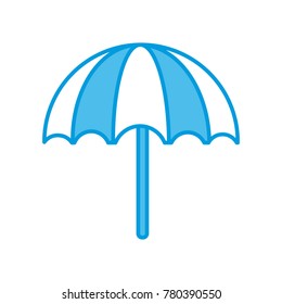 Umbrella weather symbol