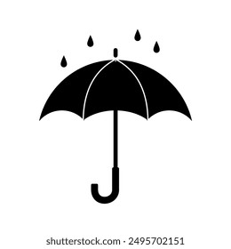 umbrella, weather - vector icon
	