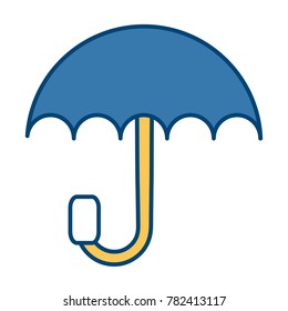 Umbrella weathersymbol icon