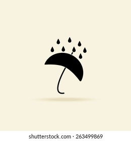 umbrella web icon