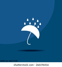 umbrella web icon