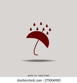 umbrella web icon