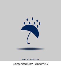 umbrella web icon