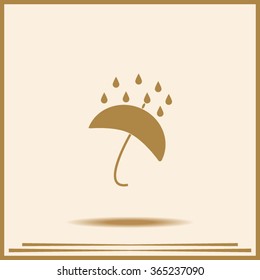 umbrella web icon