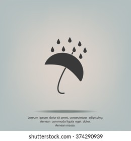 umbrella web icon