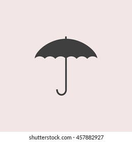 Umbrella web icon. Isolated illustration