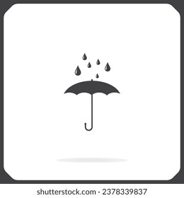 umbrella web icon. vector design