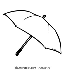 An umbrella you can color yourself and put your own logo on.