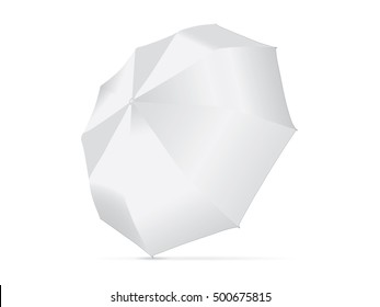 umbrella for your design and logo. Easy to change colors. Mock up. EPS 10
