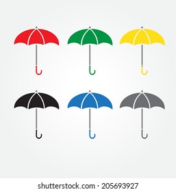 Umbrellacolor  icon color set