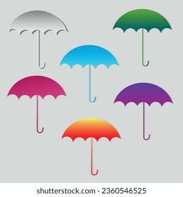 Regenschirm, ILLUSTRATOR, VEKTOR, ABSTRAKT, HINTERGRUND, INFO, RAIN, KONZEPT, ELEMENT, STICKER, PRÄSENTATION, CLOUD, IDEE, SYMBOL, TEMPLATE, FLACHT, TRENDY, CLIP ART, HANDEL, HANDEL, WEB, STORM, SKIK