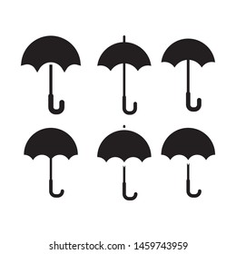 
umbrellas icon vector design template