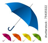 	Umbrellas set