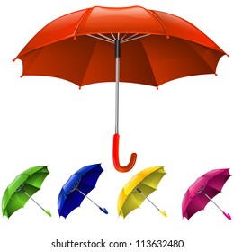 Umbrellas set