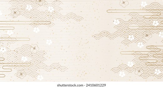 Ume Japanese Pattern Spring Background